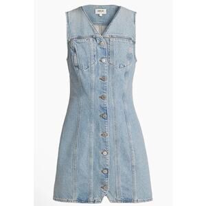 Agolde Trina Denim Sleeveless Minidress Sz M NWT $248